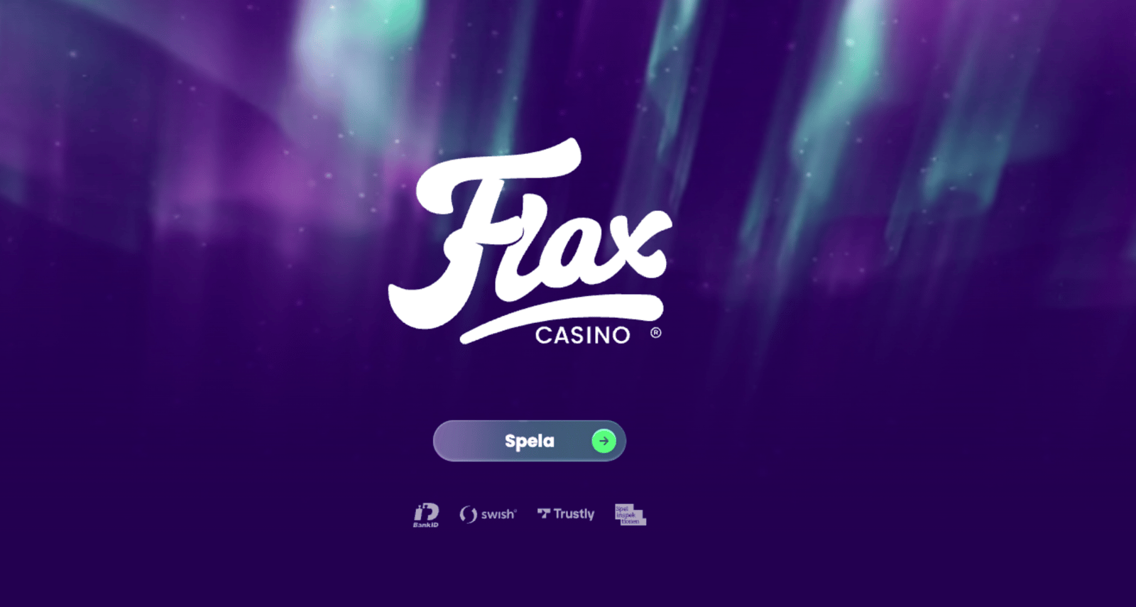 Den unika designen med norrsken hos flax casino