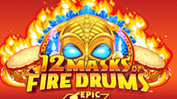 Högsta vinstchansen med bäst utdelning hittas här, jämför svenska casinon på 12 masks of fire drums.