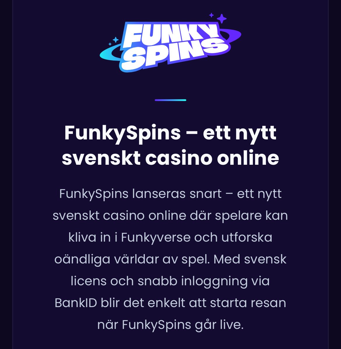 Kort om spelen hos Funky Spins