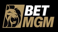 A logo of the BetMGM casino