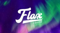 A logo of the Swedish casino Flax
